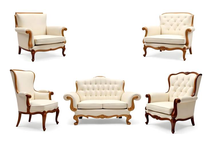 Front View of a Classic Furniture Set A Home Essential